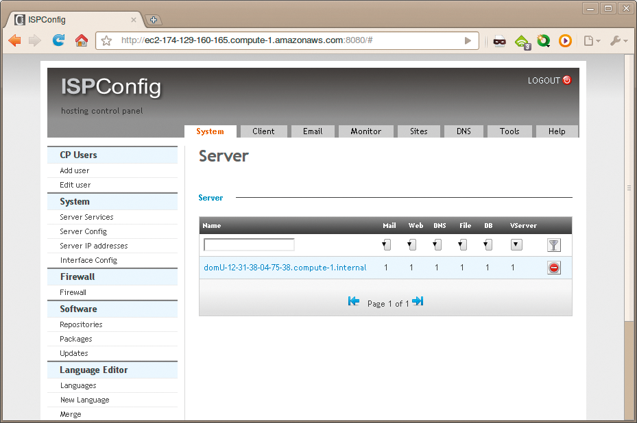 ISPConfig is a popular alternative to the commercial cPanel/WHM offering. 
