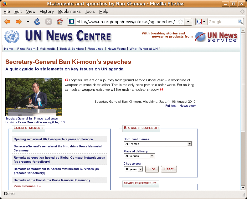 The website of UN Secretary-General Ban Ki-moon was affected by an input parameter variable validation vulnerability. A ModSecurity virtual patching rule protected the website temporarily until the UN system administrator fixed the problem. 