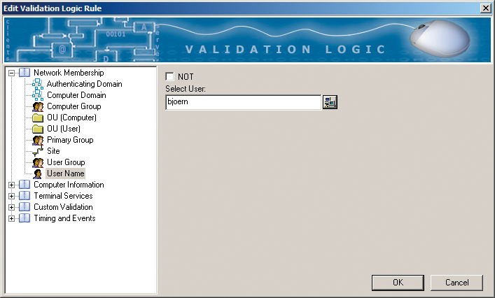 Administrators can define the validation logic for profiles. 