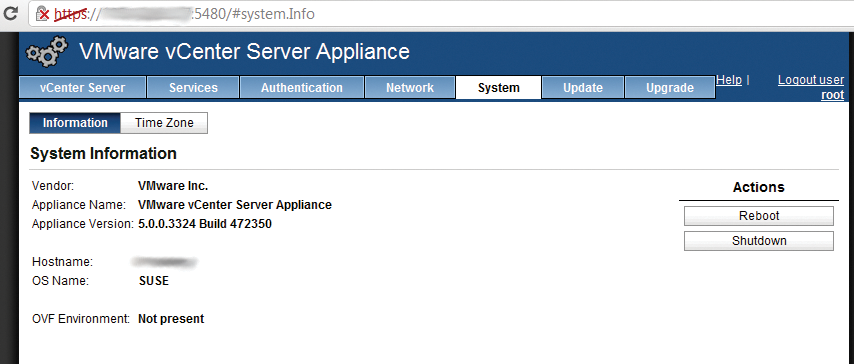 VMware vCenter as a virtual appliance with SUSE Linux Enterprise Server 11. 