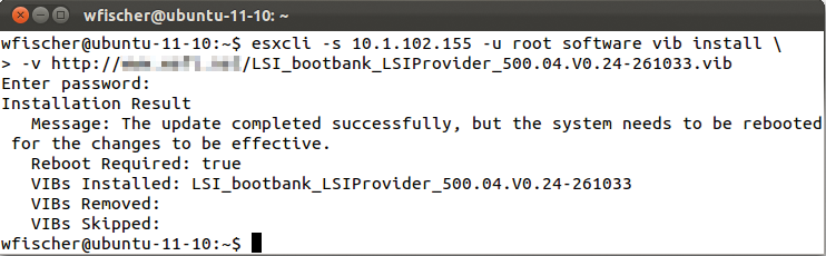 Retroactive installation of VIBs for the LSI CIM provider works; you need to reboot to activate. 