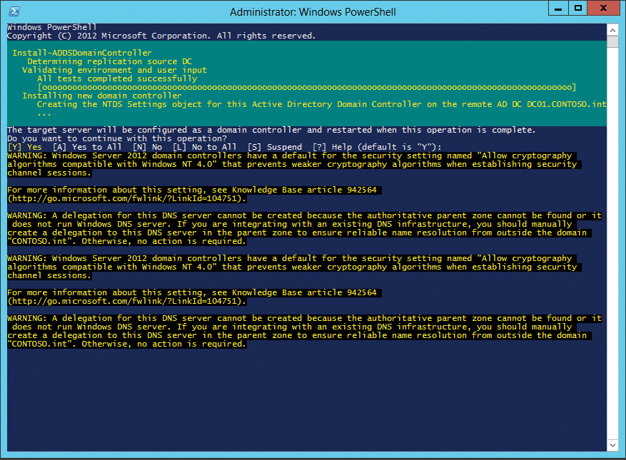 Active Directory can be installed in Windows Server 2012 via the PowerShell. 