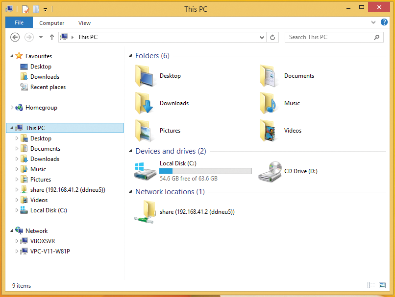 Microsoft has redesigned the Explorer view in Windows 8.1. 