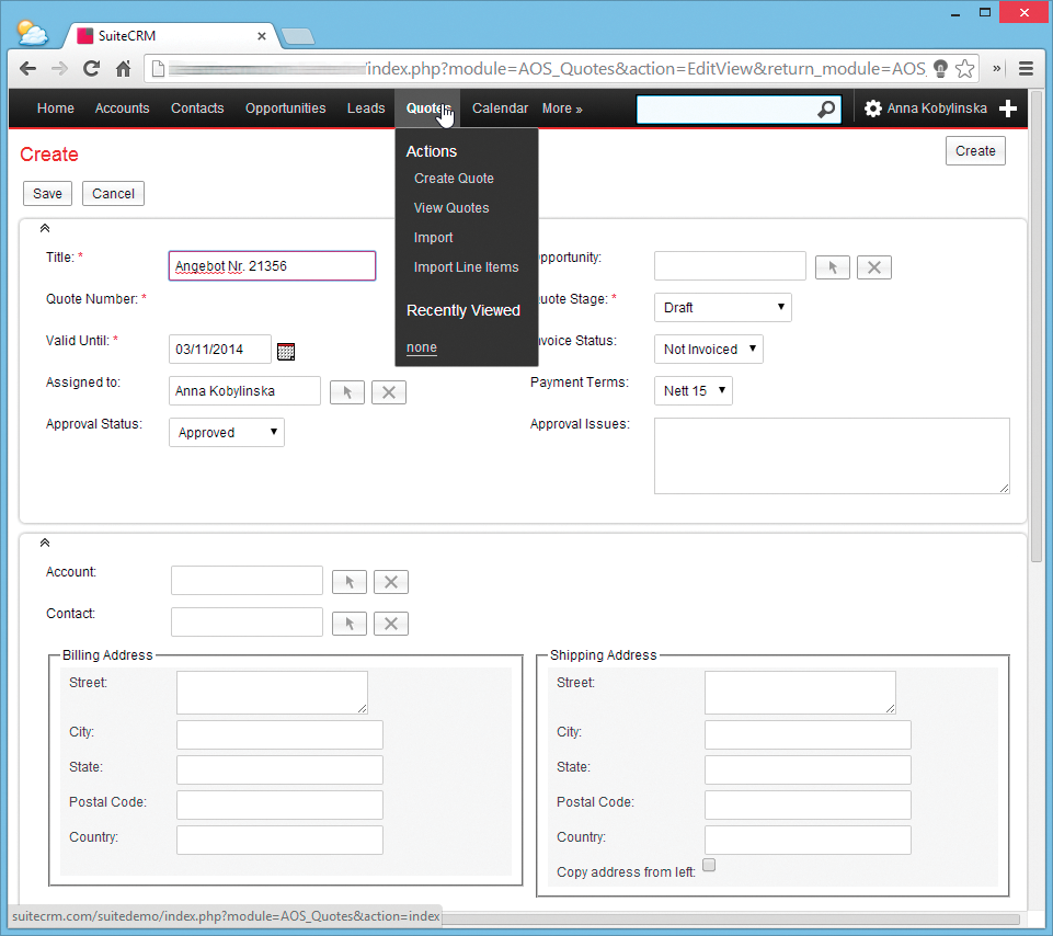 SuiteCRM provides the functionality of SugarCRM Professional. 