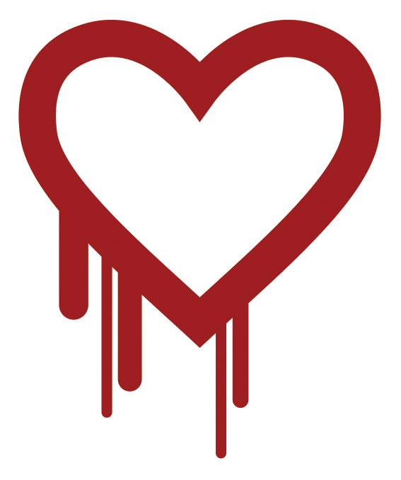 The bleeding heart: Heartbleed hit the security and open source community so hard that the bug was even given its own logo. 