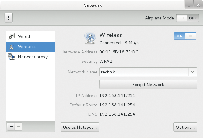You can configure your WLAN adapter in Kali Linux with just a few mouse clicks. 