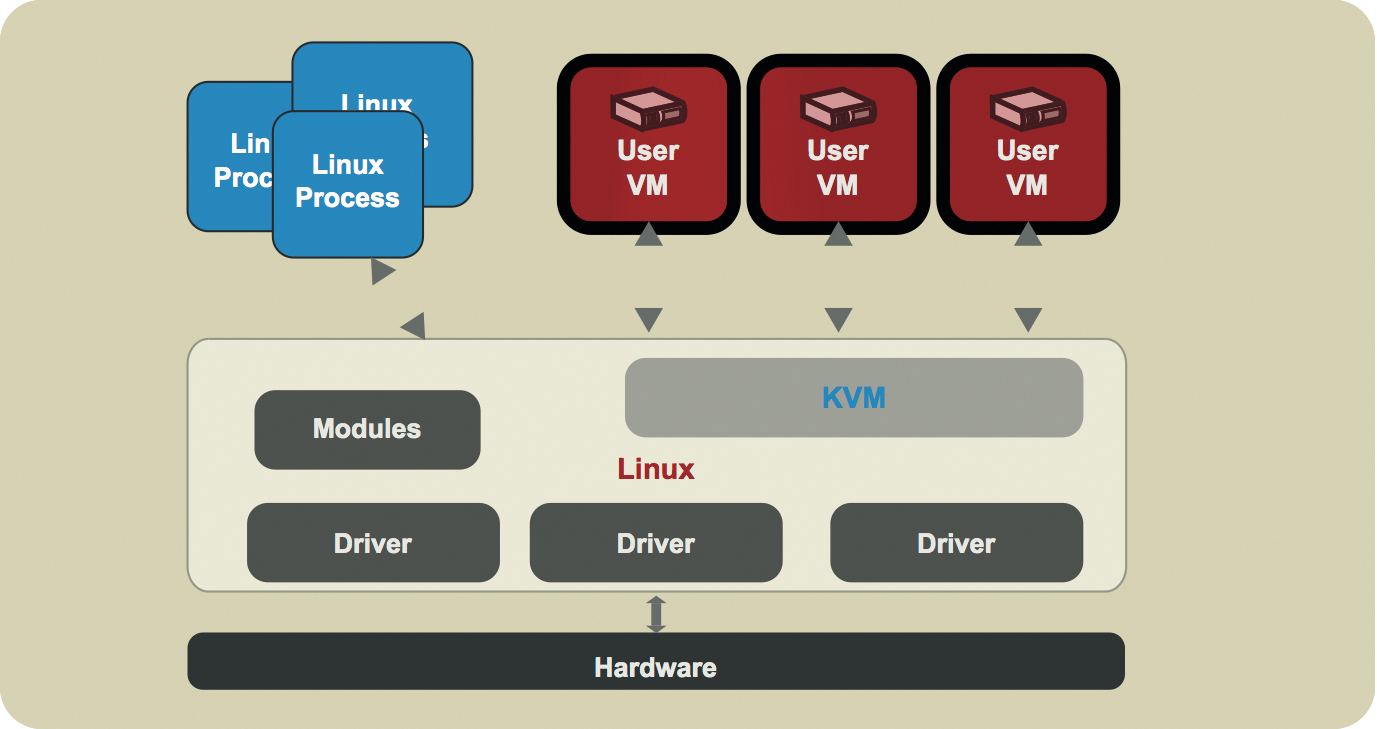 A system's complete hardware is emulated in virtualization and made available within a virtual machine. 